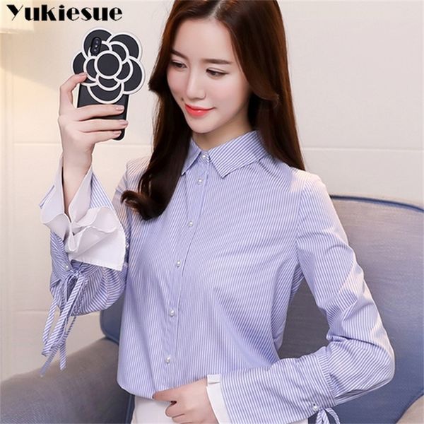 fashion woman blouses long sleev striped ol blouse women chiffon blouse shirt blusa feminina shirt women plus size 210412, White
fashion woman blouses long sleev striped ol blouse women chiffon blouse shirt blusa feminina shirt women plus size 210412, White