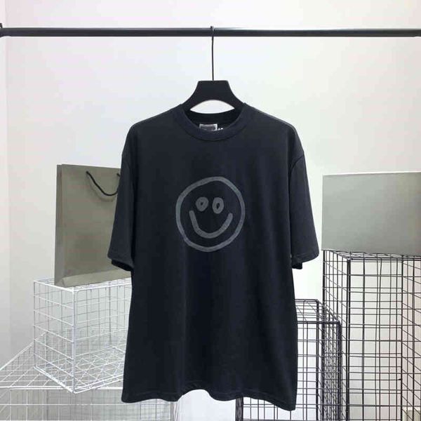 men's t-shirts high version summer paris b night elf capsule smiling face fluorescent printed men's and women's short sleeve, White;black
men's t-shirts high version summer paris b night elf capsule smiling face fluorescent printed men's and women's short sleeve, White;black