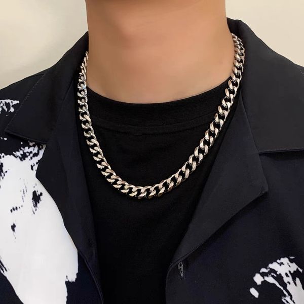 s3053 euramerican cuban figaro chain necklace man hip hop fashion titanium stainless steel thick chain necklaces, Silver
s3053 euramerican cuban figaro chain necklace man hip hop fashion titanium stainless steel thick chain necklaces, Silver