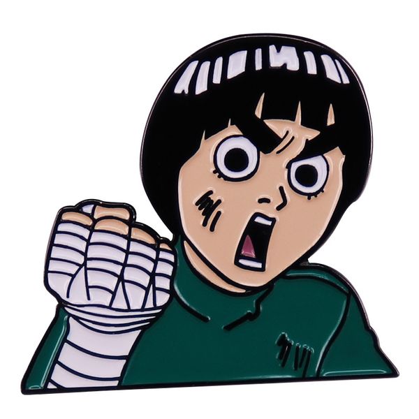 rock lee enamel pin cartoon animation character badge hat backpack decoration, Blue
rock lee enamel pin cartoon animation character badge hat backpack decoration, Blue