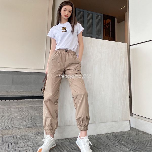women's shorts p family 21s spring and summer fashion solid color triangle toe elastic waistline slim sports casual pants for women, White;black
women's shorts p family 21s spring and summer fashion solid color triangle toe elastic waistline slim sports casual pants for women, White;black