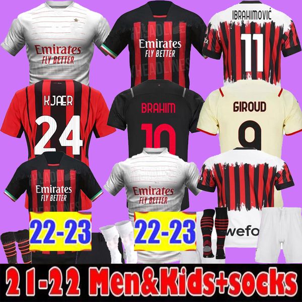 21 22 23 ibrahimovic ac soccer jerseys 4th fans giroud jersey paqueta romagnoli brahim 2021 2022 2023 theo milan football shirt hernandez ma, Black;yellow
21 22 23 ibrahimovic ac soccer jerseys 4th fans giroud jersey paqueta romagnoli brahim 2021 2022 2023 theo milan football shirt hernandez ma, Black;yellow