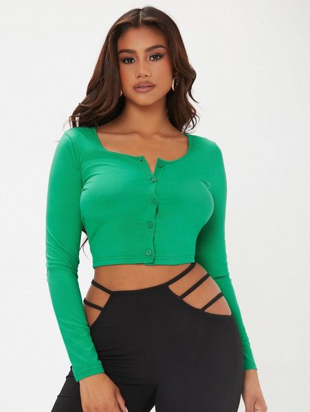 sxy button up crop tee z12d#, White
sxy button up crop tee z12d#, White