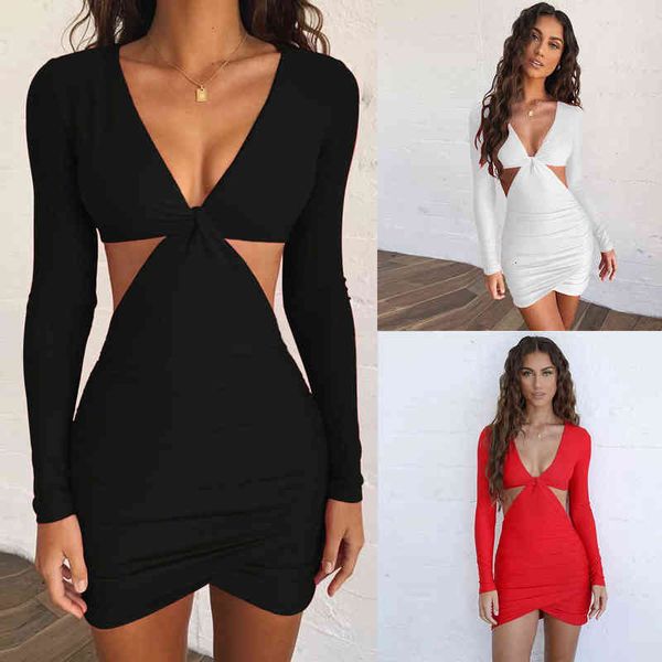 designer women's casual dresses 2022 v-neck long sleeve hollow out hip wrap dresses autumn and winter women's wear, Black;gray
designer women's casual dresses 2022 v-neck long sleeve hollow out hip wrap dresses autumn and winter women's wear, Black;gray