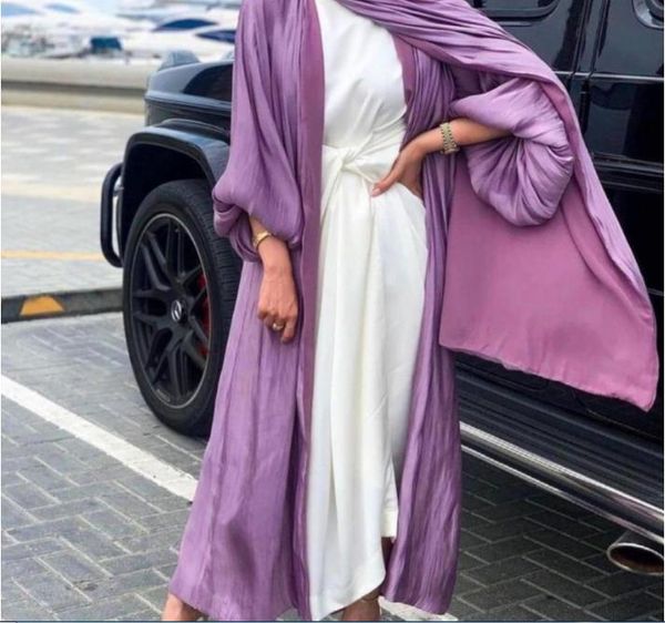 matching muslim sets eid satin abayas for women dubai hijab dress open abaya kimono islam outfit wrap front maxi skirt, Black
matching muslim sets eid satin abayas for women dubai hijab dress open abaya kimono islam outfit wrap front maxi skirt, Black