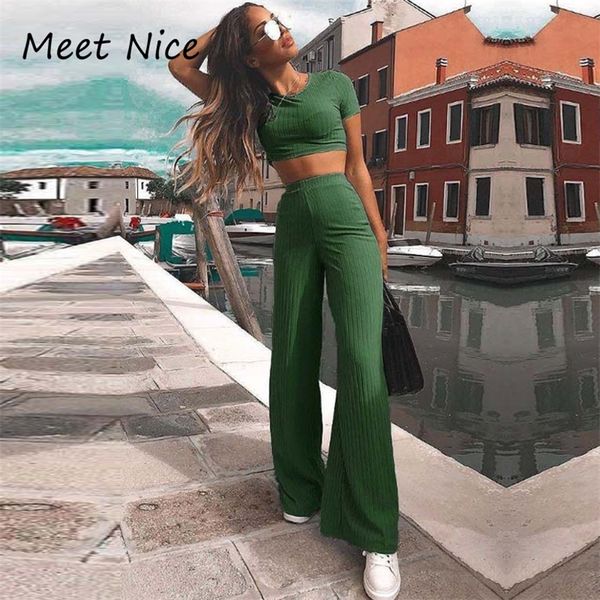 2 two piece set women ribbed o neck crop and long pants set autumn short sleeve tracksuit women conjunto feminino 220610, White
2 two piece set women ribbed o neck crop and long pants set autumn short sleeve tracksuit women conjunto feminino 220610, White