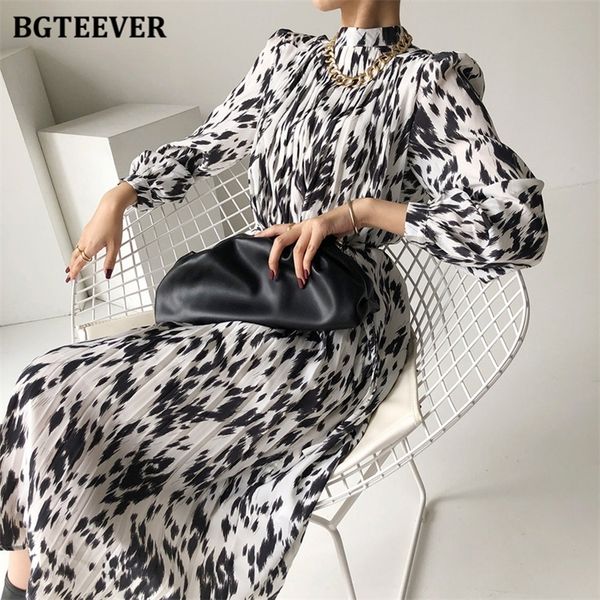 bgteever spring stand collar women full sleeve dress elegant hit color female lace-up printed midi dress vestidos 220409, Black;gray
bgteever spring stand collar women full sleeve dress elegant hit color female lace-up printed midi dress vestidos 220409, Black;gray