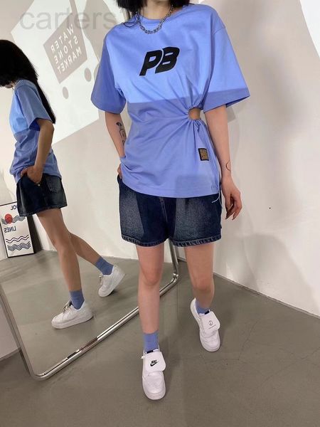 women's t-shirt designer chaopai 22 early spring new classic letter printing waist drawstring open hollow out design feeling long t-shi, White
women's t-shirt designer chaopai 22 early spring new classic letter printing waist drawstring open hollow out design feeling long t-shi, White