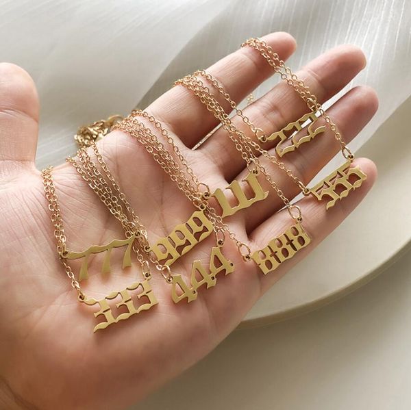 fashion stainless steel angel number necklaces for women men gold silver color 111 222 333 444 555 666 777 888 999 necklace pendant
fashion stainless steel angel number necklaces for women men gold silver color 111 222 333 444 555 666 777 888 999 necklace pendant