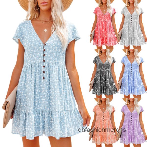 designer dress casual long dresses plus size for womens clothing spring summer v-neck button small floral short sleeve loose casual women�, Black;gray
designer dress casual long dresses plus size for womens clothing spring summer v-neck button small floral short sleeve loose casual women�, Black;gray