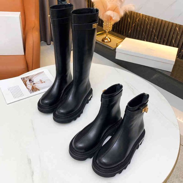lift boots women's leather boots knight shoes metal decorative winter series, Black
lift boots women's leather boots knight shoes metal decorative winter series, Black