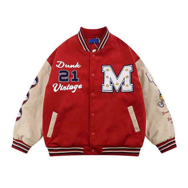 harajuku bomber jackets women coat men's couple baseball jacket 2022 autumn boyfriend style varsity hiphop streetwear t220816, Black;brown
harajuku bomber jackets women coat men's couple baseball jacket 2022 autumn boyfriend style varsity hiphop streetwear t220816, Black;brown