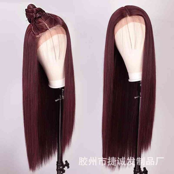 26 inchlong silky straight 180 density synthetic lace front for black women babyhair deep part preplucked seamls fiber wig, Golden;white
26 inchlong silky straight 180 density synthetic lace front for black women babyhair deep part preplucked seamls fiber wig, Golden;white
