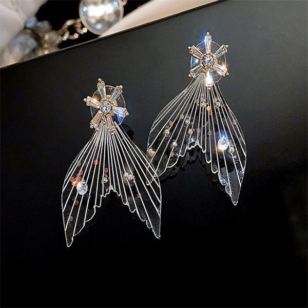 transparent fishtail earrings design earrings new fashion temperament net red simple earrings gc1159, Golden
transparent fishtail earrings design earrings new fashion temperament net red simple earrings gc1159, Golden
