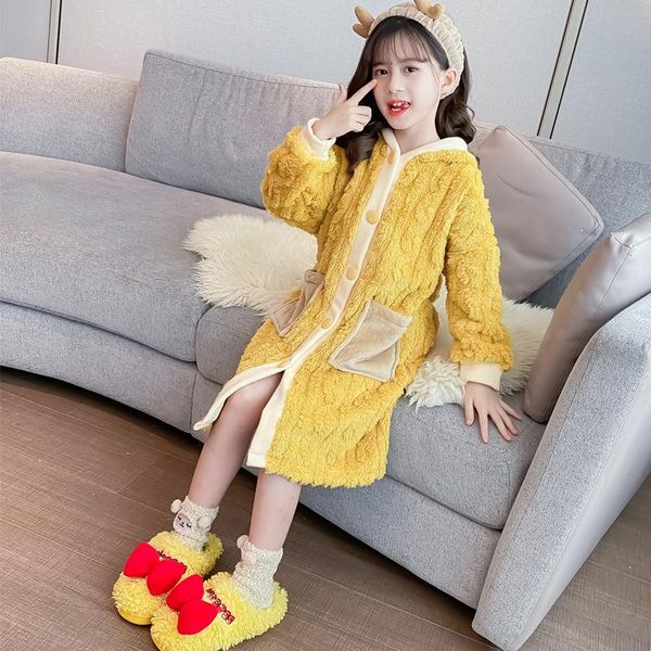 rompers robes for girls thickened warm loungewear children's lingerie flannel nightdress furry clothes baby nightgowns, Blue
rompers robes for girls thickened warm loungewear children's lingerie flannel nightdress furry clothes baby nightgowns, Blue