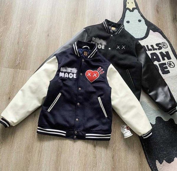 varsity jacket baseball designer men clothing women coats japanese parkas, Black;brown
varsity jacket baseball designer men clothing women coats japanese parkas, Black;brown