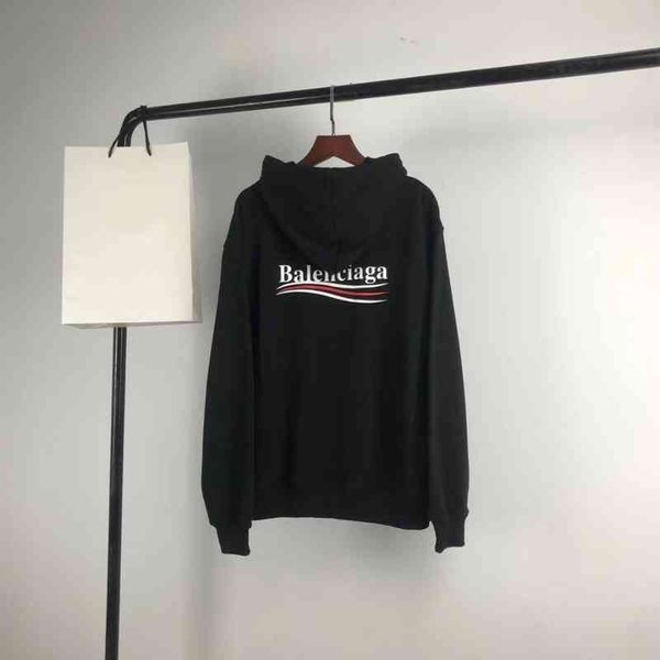 2022 designer bal hoodies and coats 2022 autumn winter new paris classic cola wave print hoodie cotton loose coat top, Black
2022 designer bal hoodies and coats 2022 autumn winter new paris classic cola wave print hoodie cotton loose coat top, Black