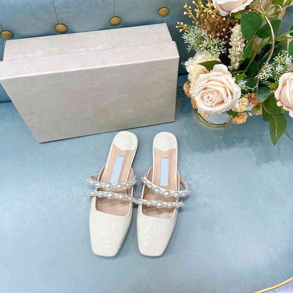 sandals pearl slippers women luxury designer shoes fashion square toe flat sandals female high heels 220810, Black
sandals pearl slippers women luxury designer shoes fashion square toe flat sandals female high heels 220810, Black