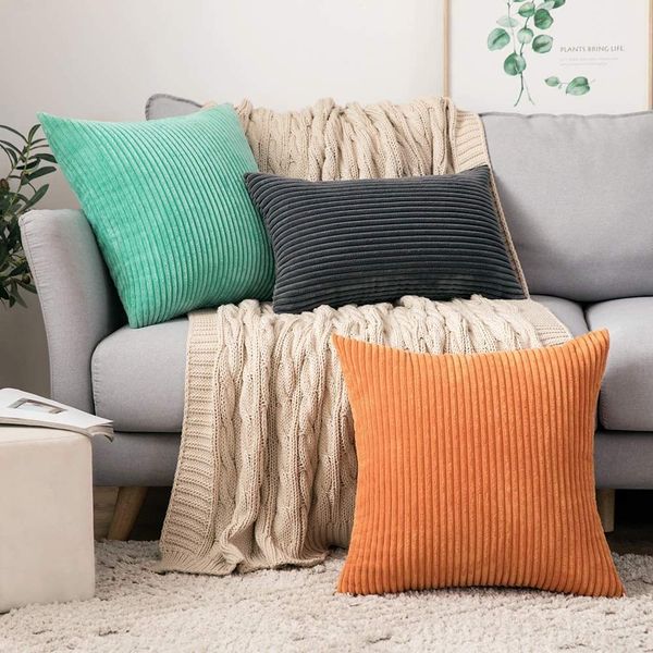 supersoft corduroy cushion cover solid striped throw covers decorative pillow case for sofa bed living room decoration
supersoft corduroy cushion cover solid striped throw covers decorative pillow case for sofa bed living room decoration