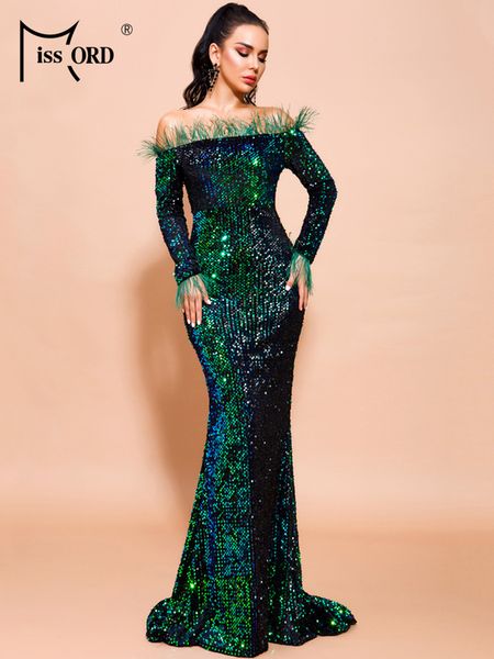 missord off shoulder feather long sleeve sequin dress floor length evening party maxi reflective dresses pure black 220519, Black;gray
missord off shoulder feather long sleeve sequin dress floor length evening party maxi reflective dresses pure black 220519, Black;gray