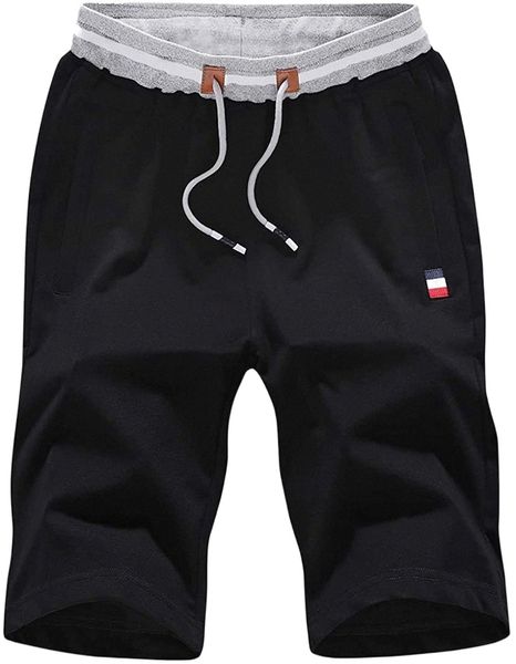 mens shorts casual athletic running with zipper pockets and elastic waist drawstring workout gym cotton shorts 74at#, White;black
mens shorts casual athletic running with zipper pockets and elastic waist drawstring workout gym cotton shorts 74at#, White;black