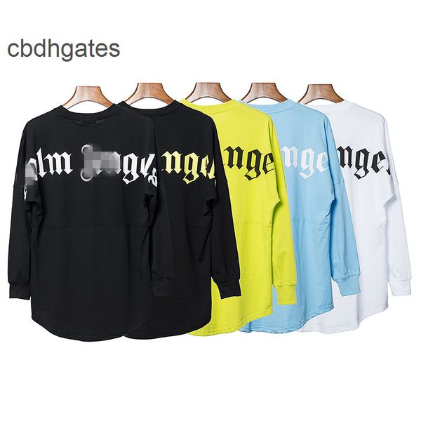 designer tshirt t shirt palms angell chao brand back large letter print long sleeve t-shirt men's women's loose bottomed shirt, White;black
designer tshirt t shirt palms angell chao brand back large letter print long sleeve t-shirt men's women's loose bottomed shirt, White;black