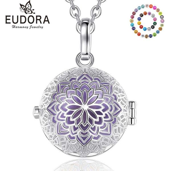 pendant necklaces eudora 18mm harmony ball flower cage necklace exquisite jewelry ladies gifts suitable for girlfriends k482n18, Silver
pendant necklaces eudora 18mm harmony ball flower cage necklace exquisite jewelry ladies gifts suitable for girlfriends k482n18, Silver