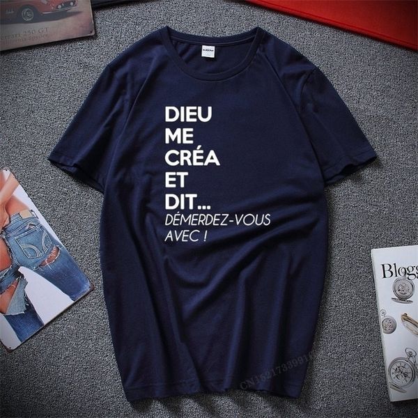 drole humour femme dieu me crea standard funny t-shirt summer streetwear cotton camisas hombre t shirt homme 220504, White;black
drole humour femme dieu me crea standard funny t-shirt summer streetwear cotton camisas hombre t shirt homme 220504, White;black
