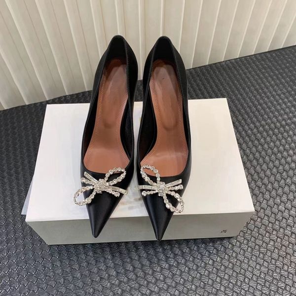 aminamuaddi dress shoes women's shoes bride wedding shoes original packaging gift box, Black
aminamuaddi dress shoes women's shoes bride wedding shoes original packaging gift box, Black
