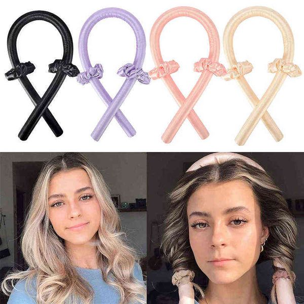 hair curler slik satin heatless rod lazy headband make soft and shiny dressing tools curls 220304
hair curler slik satin heatless rod lazy headband make soft and shiny dressing tools curls 220304