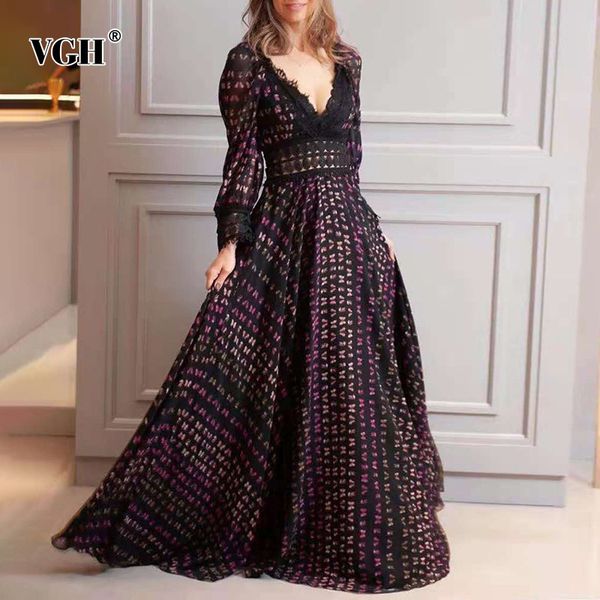 print splicing lace maxi dress for women v neck long sleeve high waist vintage dresses female fashion clothing autumn 210507, Black;gray
print splicing lace maxi dress for women v neck long sleeve high waist vintage dresses female fashion clothing autumn 210507, Black;gray