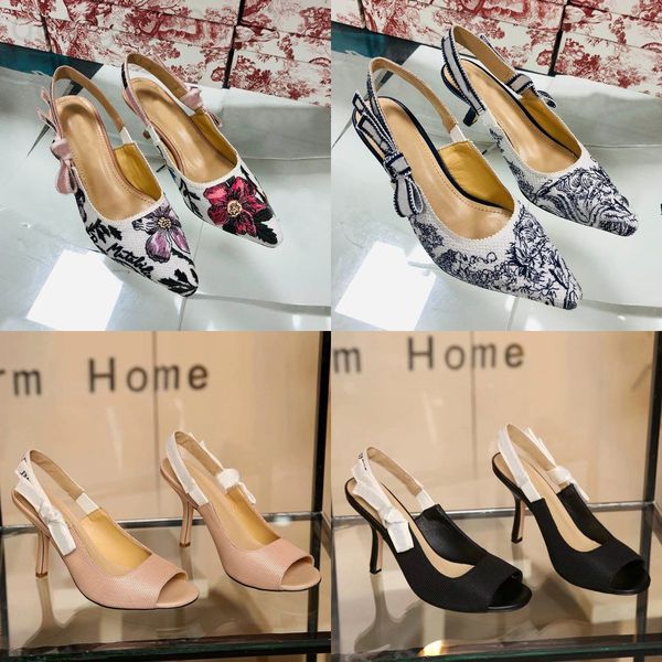 designer sandals luxury designers shoes women embroidery high heels nude letter bow knot pointed toe low heel lady back strap stylist shoe s, Black
designer sandals luxury designers shoes women embroidery high heels nude letter bow knot pointed toe low heel lady back strap stylist shoe s, Black
