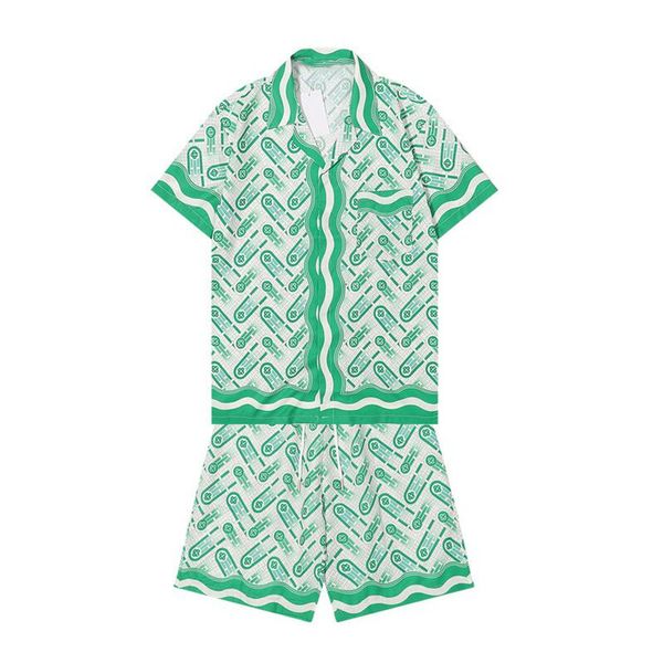 men's suit tracksuits short sleeve shirt green letter print hawaiian vacation seaside beach shorts loose contrast color women's co, Gray
men's suit tracksuits short sleeve shirt green letter print hawaiian vacation seaside beach shorts loose contrast color women's co, Gray