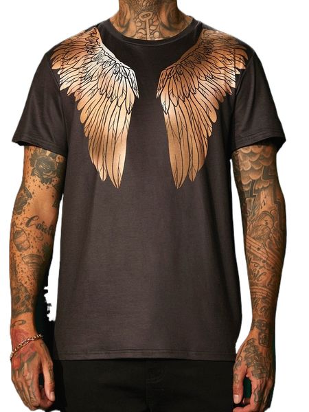 men wings print tee r0fq#, White;black 
men wings print tee r0fq#, White;black