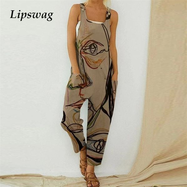 summer elegant geometry print bodysuit overalls women casual sleeveless strappy romper ladies loose jumpsuit playsui 220713, Black;white
summer elegant geometry print bodysuit overalls women casual sleeveless strappy romper ladies loose jumpsuit playsui 220713, Black;white