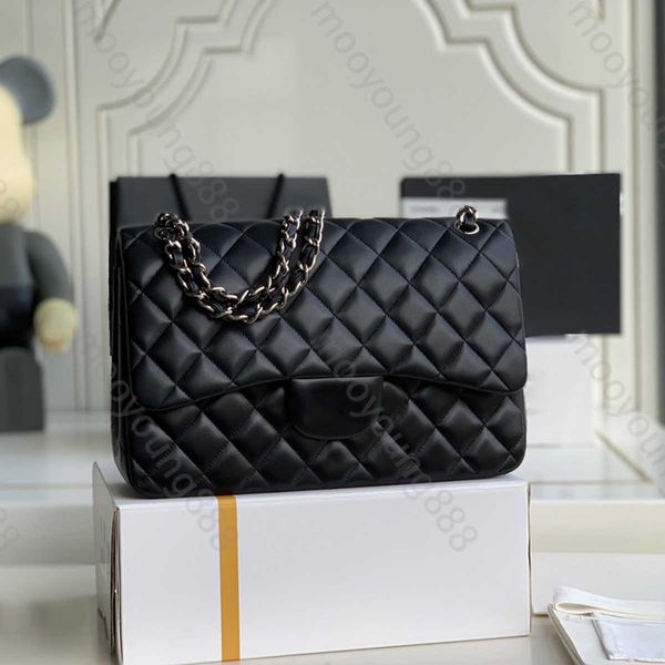 10a tier quality luxury designer jumbo 30cm double flap bag real leather caviar lambskin classic all black purse quilted handbag
10a tier quality luxury designer jumbo 30cm double flap bag real leather caviar lambskin classic all black purse quilted handbag