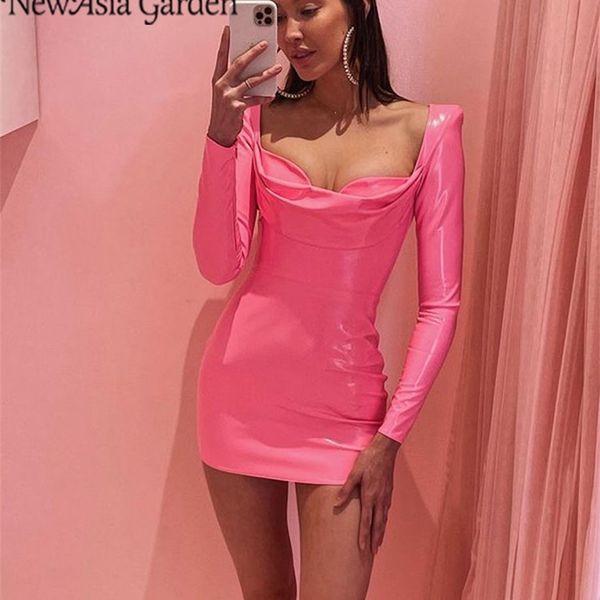 asia leather dress long sleeve shoulder pad 2layer elastic zipper sweetheart neck slim fit black dresses fall mini woman robe 220511, Black;gray
asia leather dress long sleeve shoulder pad 2layer elastic zipper sweetheart neck slim fit black dresses fall mini woman robe 220511, Black;gray