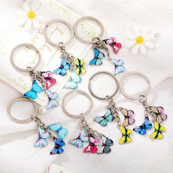 fashion colorful butterfly keychain insects car key chain keyring women bag accessories jewelry gifts, Silver
fashion colorful butterfly keychain insects car key chain keyring women bag accessories jewelry gifts, Silver