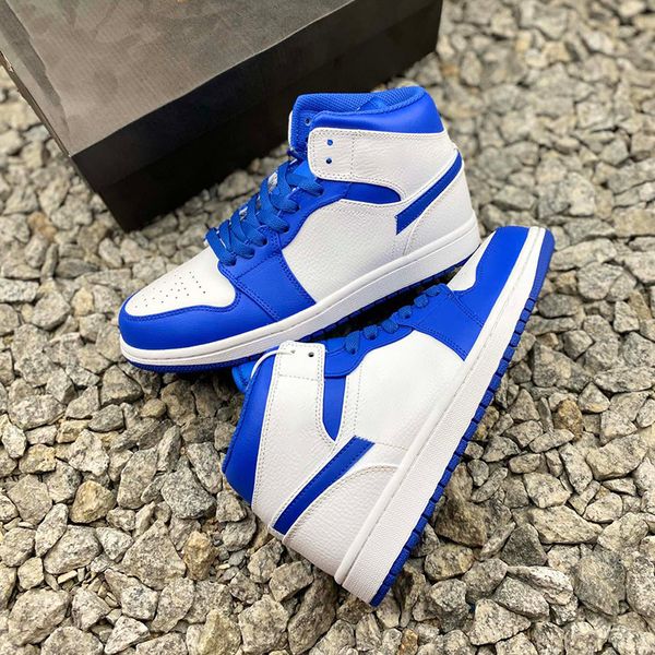 designer shoes jumpman 1 mid hyper royal basketball shoes white-blue classical 1s designer sport running shoe box.
designer shoes jumpman 1 mid hyper royal basketball shoes white-blue classical 1s designer sport running shoe box.