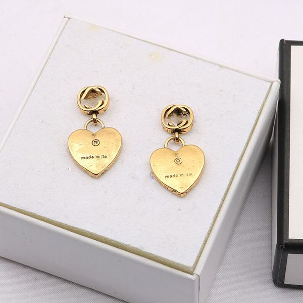made in italy designer g pattern dangle earrings women retro love heart shape letters trendy earring lady ear jewelry accessories, Silver
made in italy designer g pattern dangle earrings women retro love heart shape letters trendy earring lady ear jewelry accessories, Silver