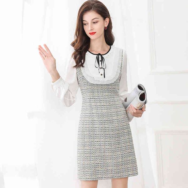 casual dresses celebrity fashion temperament dress spring round neck lace up splicing long sleeve slim a-line short skirt women, Black;gray
casual dresses celebrity fashion temperament dress spring round neck lace up splicing long sleeve slim a-line short skirt women, Black;gray