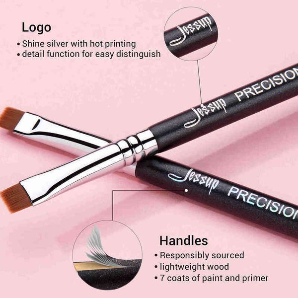 jessup eyeliner brush precision synthetic hair flat makeup eyebrow wooden handle 0308
jessup eyeliner brush precision synthetic hair flat makeup eyebrow wooden handle 0308