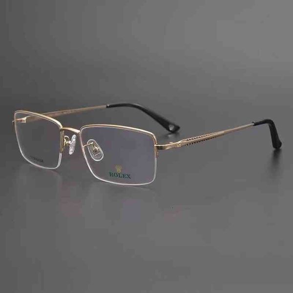 sunglasses high end k gold pure spectacle frame men's ultra light business half large face with finished myopia eye qhl8, White;black
sunglasses high end k gold pure spectacle frame men's ultra light business half large face with finished myopia eye qhl8, White;black