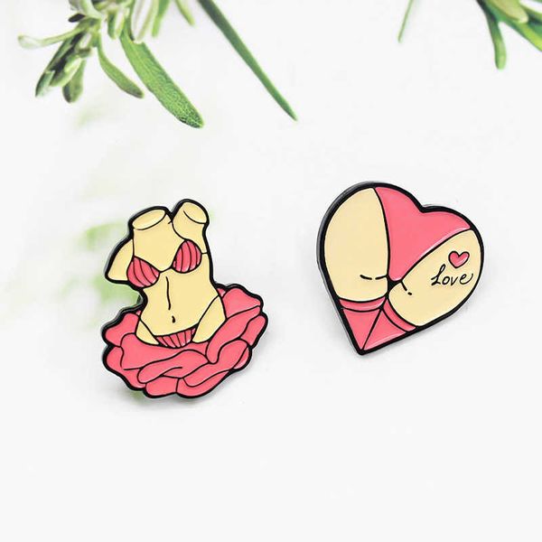 fashion pink underwear set display design alloy brooch trend badge jewelry, Gray
fashion pink underwear set display design alloy brooch trend badge jewelry, Gray