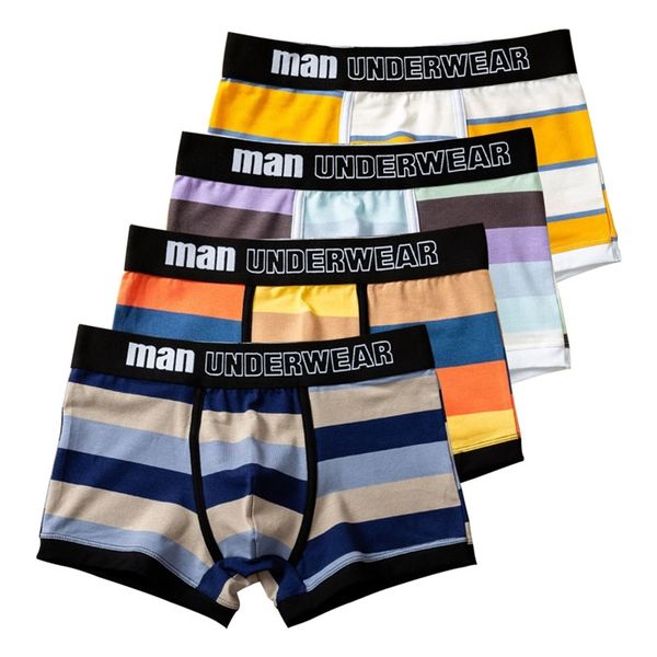4pcs/set men's panties sports boxer men underpants cotton mens underwear man stripe shorts male lingerie calzoncillos hombre 220427, Black;white
4pcs/set men's panties sports boxer men underpants cotton mens underwear man stripe shorts male lingerie calzoncillos hombre 220427, Black;white