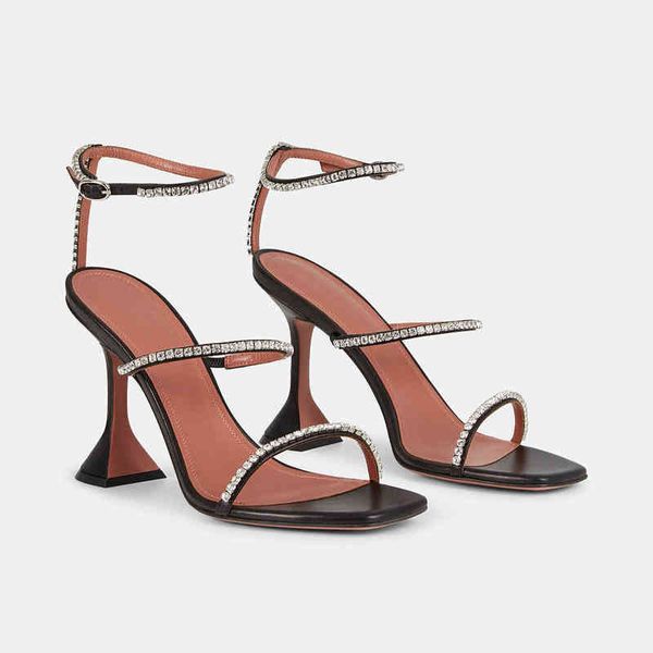 square head open toe high heels women's 2022 summer new thin heel net red temperament one line with rhinestone sandals women, Black
square head open toe high heels women's 2022 summer new thin heel net red temperament one line with rhinestone sandals women, Black