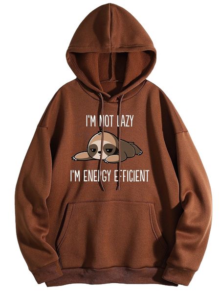 cartoon & slogan graphic thermal hoodie 25ux#, Black 
cartoon & slogan graphic thermal hoodie 25ux#, Black