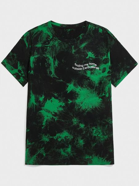 romwe guys tie dye letter embroidery tee t8wo#, White;black
romwe guys tie dye letter embroidery tee t8wo#, White;black