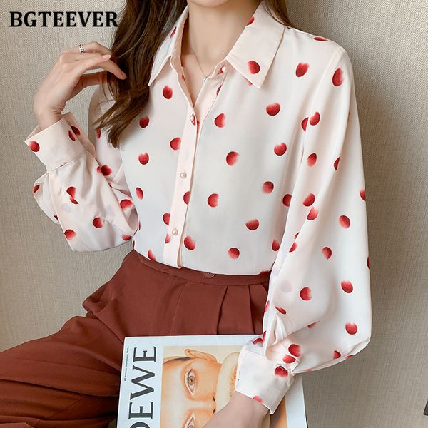 spring summer lapel polka dots chiffon shirts for women lantern sleeve single-breasted loose female blouses 2022, White
spring summer lapel polka dots chiffon shirts for women lantern sleeve single-breasted loose female blouses 2022, White