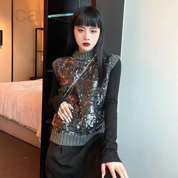 women's tanks & camis designer zhi2021 early autumn new manual beading heavy industry dark gray v-neck wool knitted vest women's v, White
women's tanks & camis designer zhi2021 early autumn new manual beading heavy industry dark gray v-neck wool knitted vest women's v, White